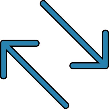 Ok. Web simgesi basit illüstrasyon