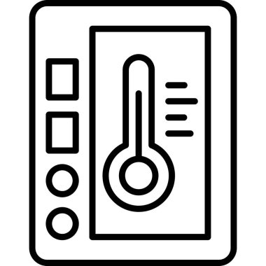 Klima simgesi, satır biçimi