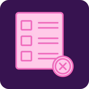 kontrol listesi web simgesi basit illüstrasyonuName