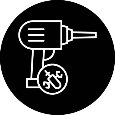 Tornavidanın vektör illüstrasyon simgesi