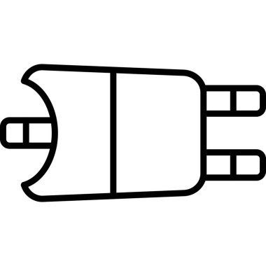 kablo kablo simgesi taslak biçimi
