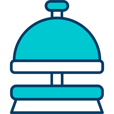 Zil. Web simgesi basit illüstrasyon