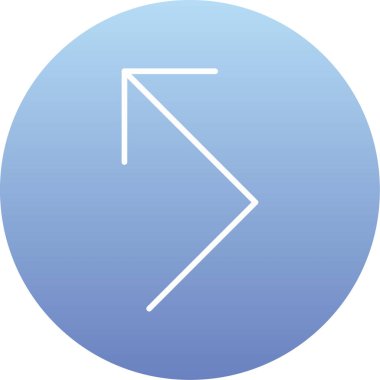 sağ ok simge vektör çizim