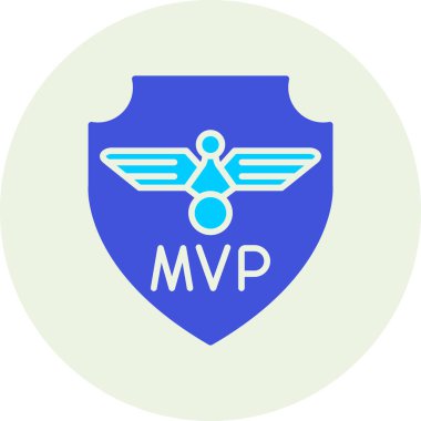 Moda tarzında rozet ödülü ikonu. biçim