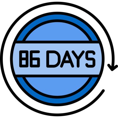 Günün 6 günü, satır simgesi tasarımı.