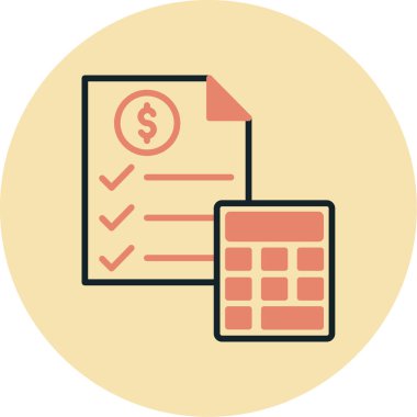 iş düz vektör simgesi