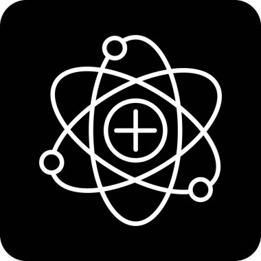 vektör atom simgesi illüstrasyonu