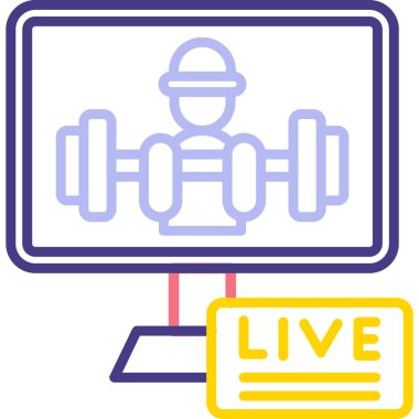 canlı yayın renk simgesi