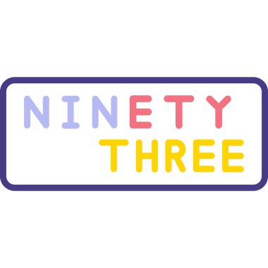 3 numaralı logo tasarım vektörü. renkli vektör illüstrasyon simgesi