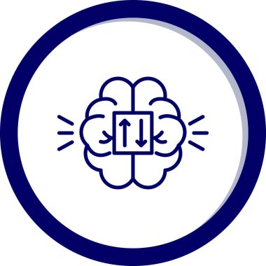 Çember simgesindeki beyin, özet biçimi