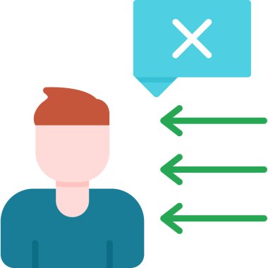 Karar ikonu oluşturuluyor. Basit vektör illüstrasyonu. Piktogramlı düz dizayn sembolü. Kullanım ve mobil için beyaz sembol. dizayn.