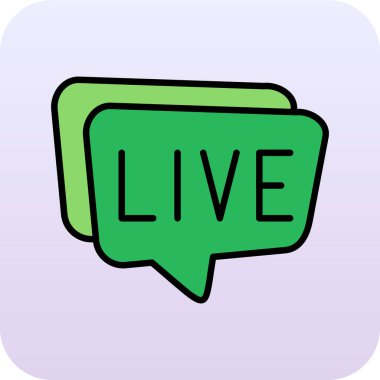 canlı vektör çizgisi simgesi, desig