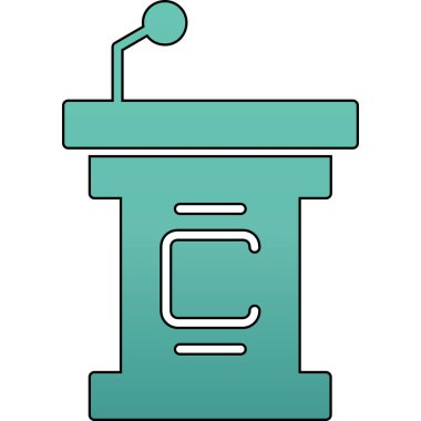 çeşme simgesi, vektör illüstrasyonu