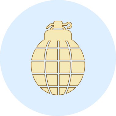 Askeri simgenin vektör illüstrasyonu