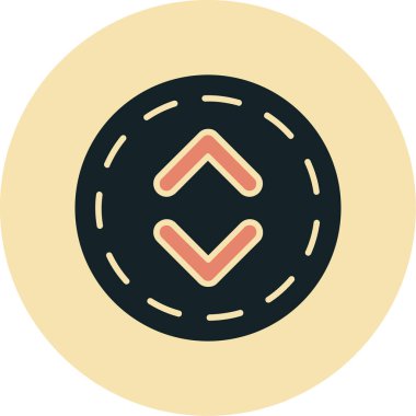 Casino çip kutsal kişilerin resmi, vektör çizim