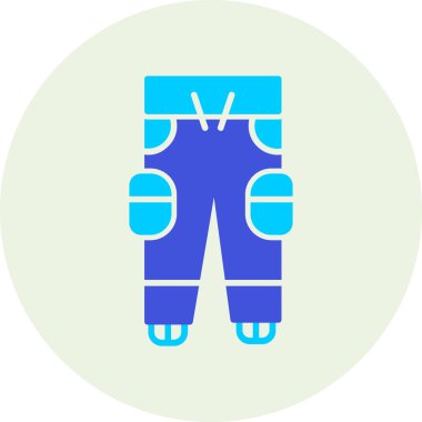 Kış spor idolü, vektör çizim