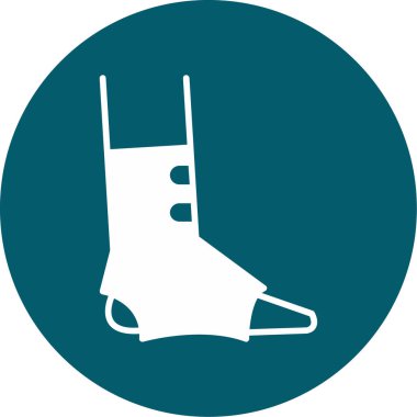 Çizme simgesi. düz tasarım illüstrasyon