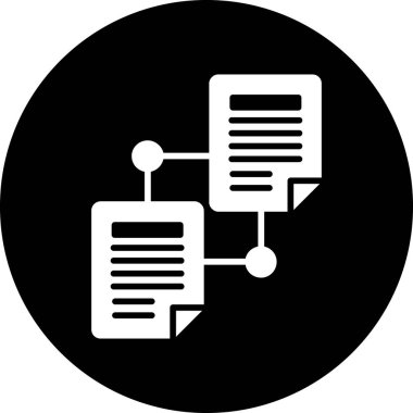 veri aktarım simgesi vektör illüstrasyonu