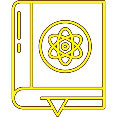 atom simgesi, vektör illüstrasyonu