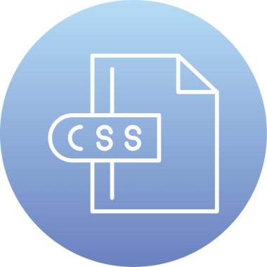 dosya biçimi simgesi, vektör illüstrasyonu