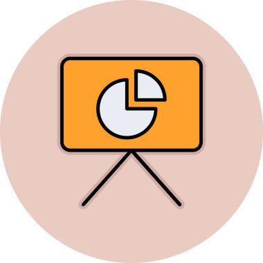 vektör lcd simgesi illüstrasyonu