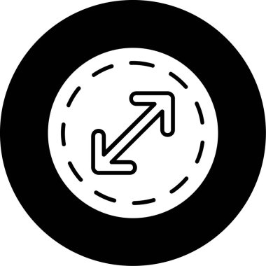 ok simgesi vektör illüstrasyonu