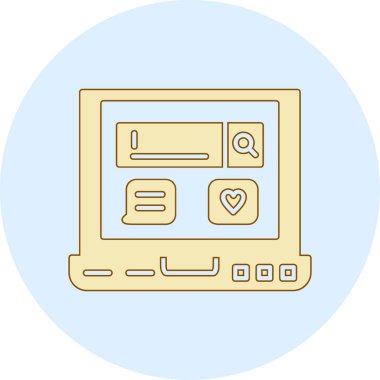 Modern b 'nin vektör illüstrasyonu eksik simgesi