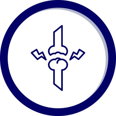 Bir tornavidanın vektör simgesi