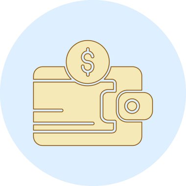 Dolar vektör simgesi modern basit vektör çizimi