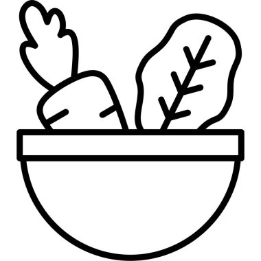 bitki simgesi, vektör illüstrasyonu