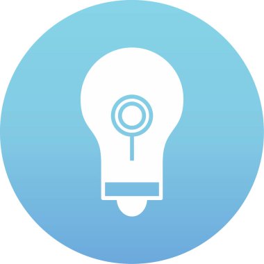 Lamba vektör simgesi. bu yuvarlak düz sembol pürüzsüz mavi renkler ve gri renkler beyaz arkaplanda.