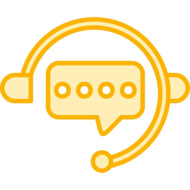 Konuş. Web simgesi basit tasarım