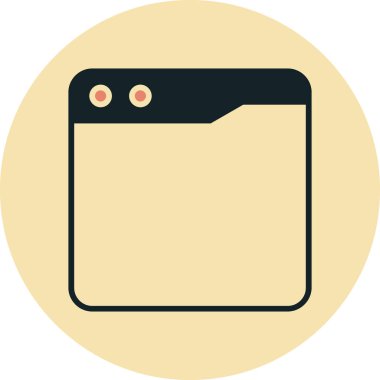 Modern simgenin vektör illüstrasyonu