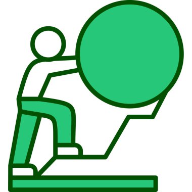 Bilgisayar simgesine sahip iş adamı