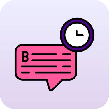 vektör sohbet web simgesi