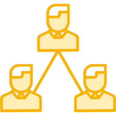 Takım. Web simgesi basit illüstrasyon