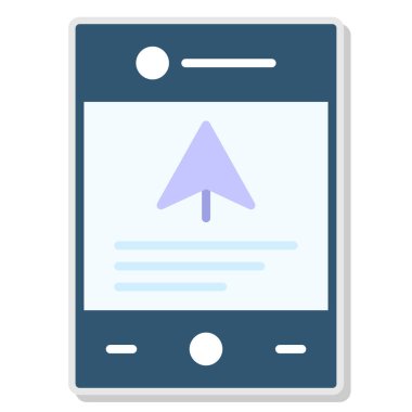 Cep telefonu vektör çizimi