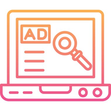 reklam panosu reklam simgesi - taslak biçimi