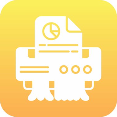 Robot modern simgenin vektör illüstrasyonu