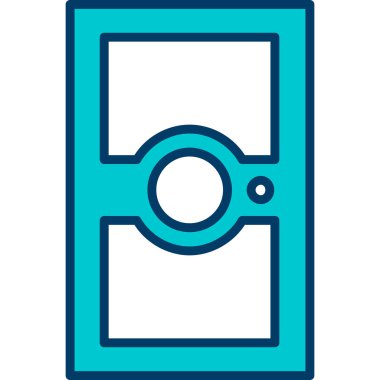 Kamera simgesi, vektör illüstrasyon tasarımı