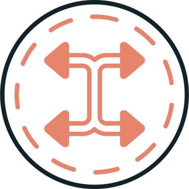 seo modern simgesinin vektör illüstrasyonu