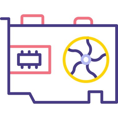 Modern bir simgenin vektör illüstrasyonu