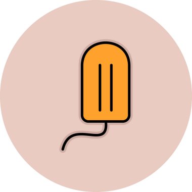 Tek bir simgenin vektör illüstrasyonu