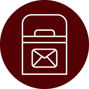 E- posta simgesi vektör illüstrasyonu