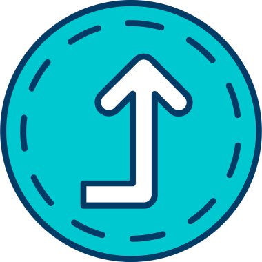 Ok. Web simgesi basit illüstrasyon