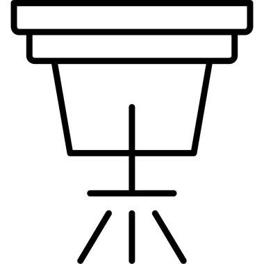 İnşaat binası simgesi, vektör illüstrasyonu