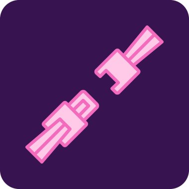 Modern oto tamir simgesinin vektör illüstrasyonu