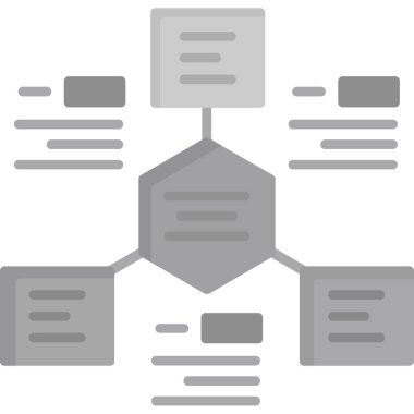 ağ veri tabanı simgesi ana hat biçiminde