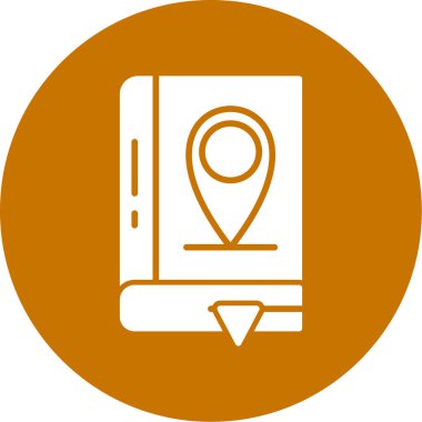 Moda biçimi izole edilmiş arka planda GPS simgesi