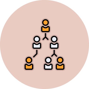 Ağ simgesi, basit vektör illüstrasyonu